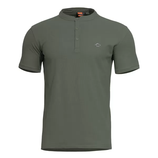  majica PENTAGON LEVANTES HENLEY T-SHIRT K09025 KAMUFLAŽNO ZELENA 