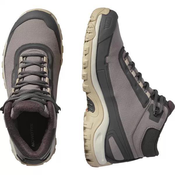  Ženske cipele SALOMON SHELTER WATERPROOF W ŠLJIVA MAČIĆ/FANTOM/DESERT TAN 
