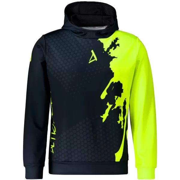  Muška premium funkcionalna majica ALTISPORT VOJ/ALM112MI01 CRNO-FLUO ŽUTA 