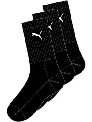 Muške čarape PUMA CREW SOCK 3P 88035501 CRNI