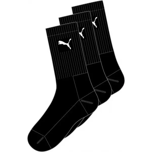  Muške čarape PUMA CREW SOCK 3P 88035501 CRNI 
