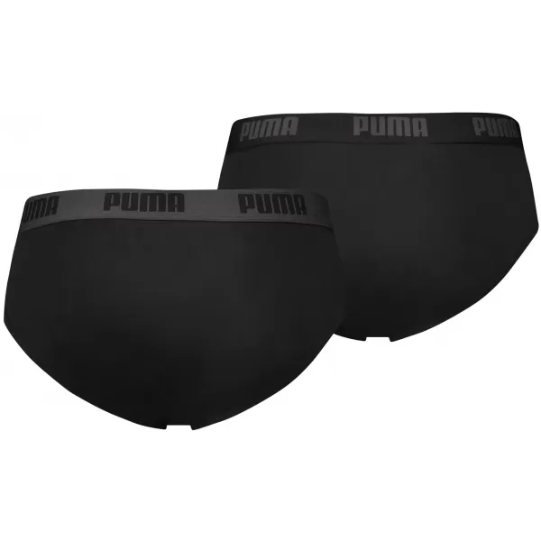  Muški gaćice PUMA BASIC BRIEF 2P 88910006 CRNO/CRNO 