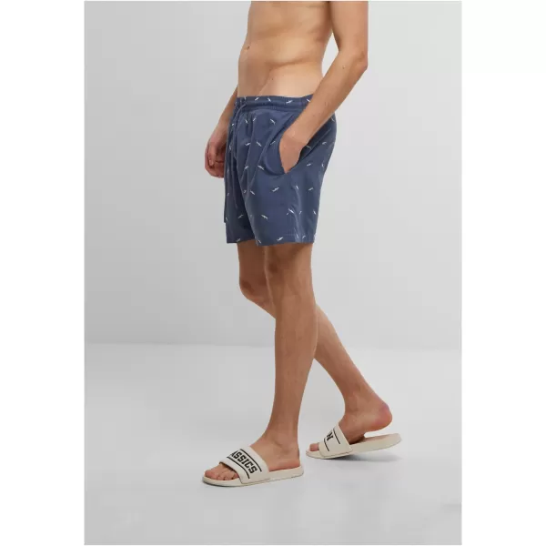  Kupne kratke hlače URBAN CLASSICS TB2680 VINTAGE PLAVA/MRAZNA METVICA 