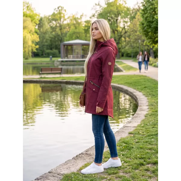  Ženska softshell jakna ALTISPORT GEMEE TAMNOCRVENA 