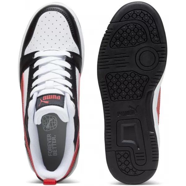  Dječje cipele PUMA REBOUND V6 LO JR 39383304 PUMA BIJELA/CRVENA/CRNA 