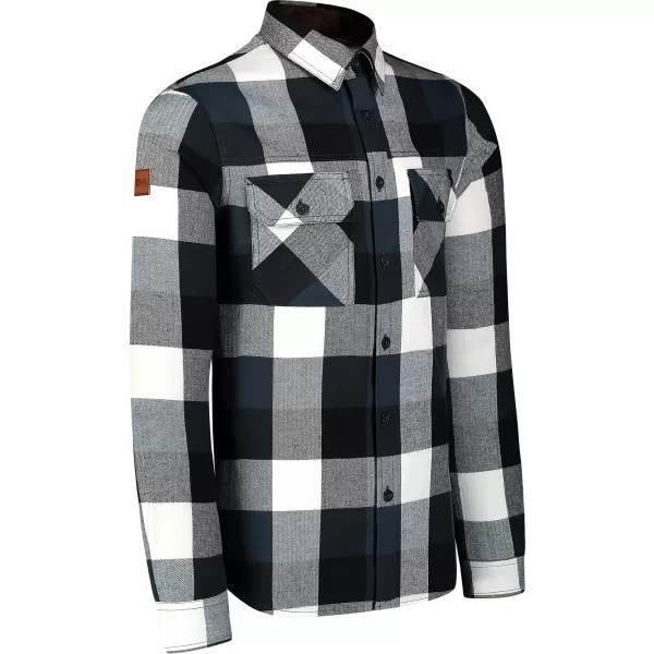  Flanelna košulja NORDBLANC QUANTUM NBSSM8243 SIVO/ZELENO 