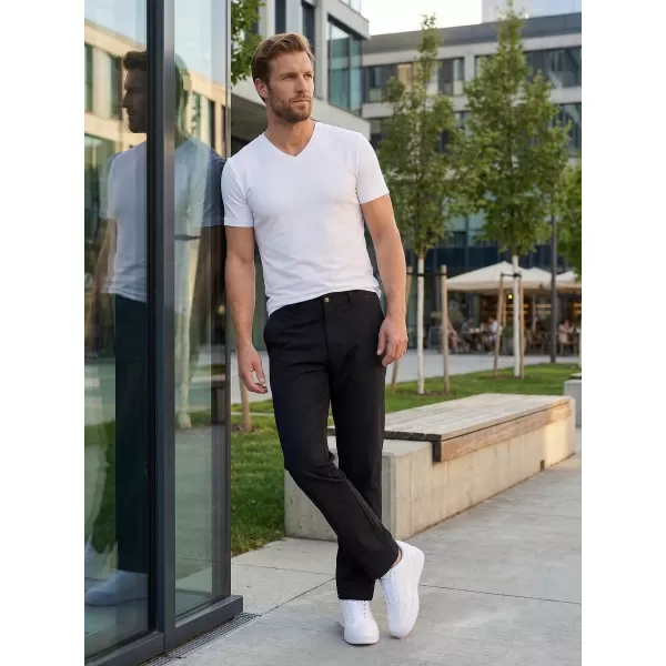  Muške hlače ALTISPORT ATS TROUSER CLASSIC-FIT CRNA 