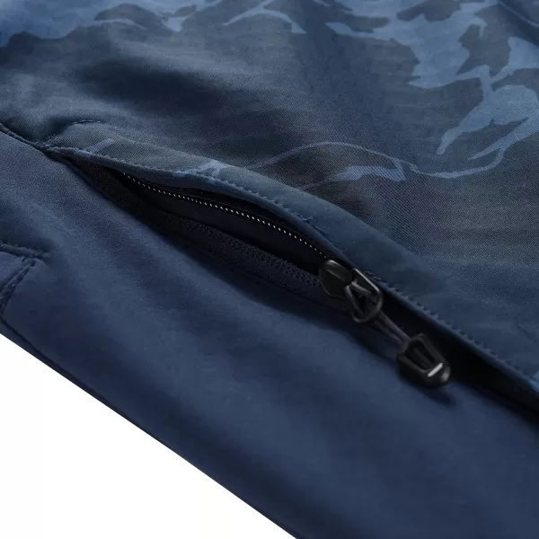 Muška softshell jakna ALPINE PRO HOOR TAMNOPLAVA 
