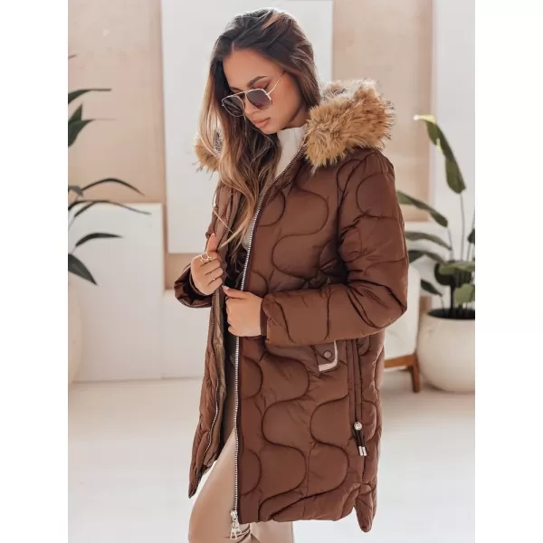  Ženska jakna DSTREET TY4936 SMEĐI 