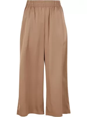 Ženske hlače URBAN CLASSICS TB7488 MEKANA TAMNOSMEĐA