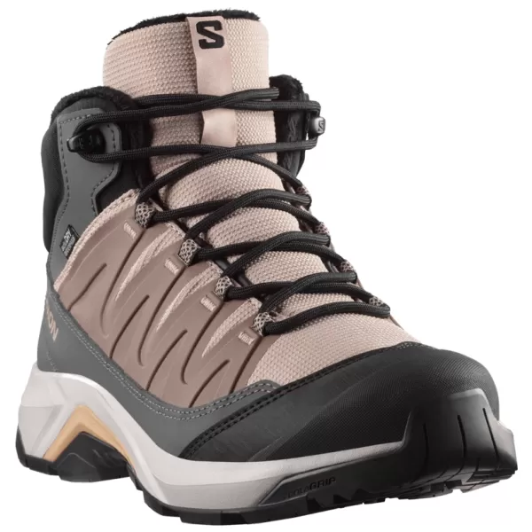  Ženske cipele SALOMON X-ADVENTURE COLDRUSH WATERPROOF W ETHEREA/ŽELJEZO/MAHAGONI RUŽA 