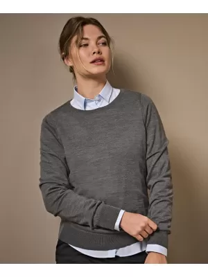 Ženski pulover TEE JAYS | TJ 6006 SIVI MELANGE