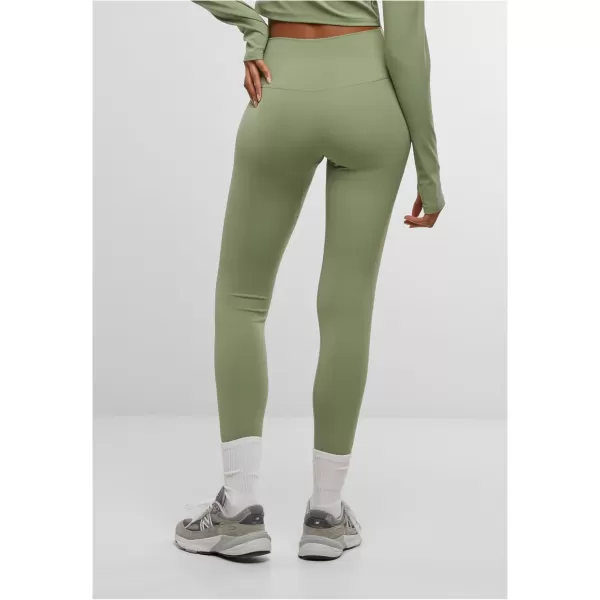  Ladijske hlače URBAN CLASSICS TB7804 MATCHA ZELENA 