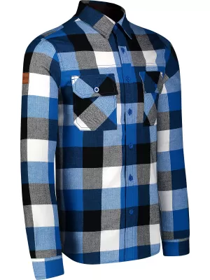 Flanelna košulja NORDBLANC QUANTUM NBSSM8243 PLAVI