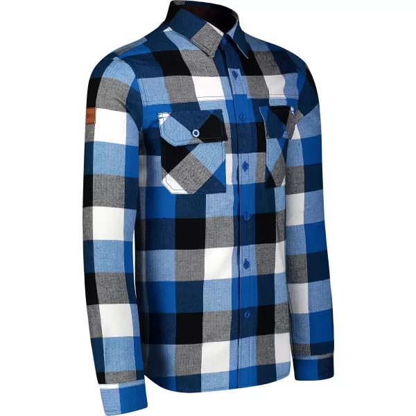  Flanelna košulja NORDBLANC QUANTUM NBSSM8243 PLAVI 