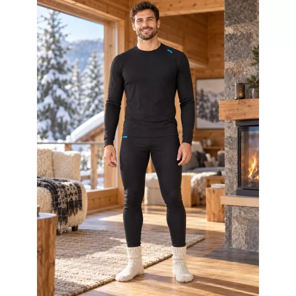  Muški termo set ALTISPORT GAIN CRNA 