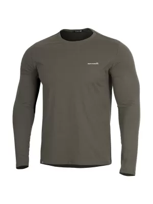Muška majica kratkih rukava PENTAGON AGERON 2.0 LONG ARM SHIRT K09029 SMEĐE SIVA