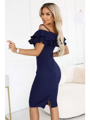 Haljina NUMOCO 599-3 TAMNOPLAV