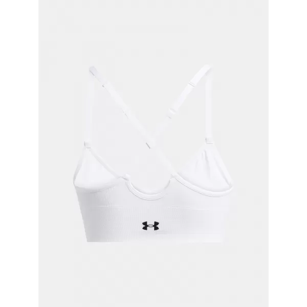  Ženski grudnjak UNDER ARMOUR VANISH SEAMLESS LOW BRA 1384417-100 BIJELA 