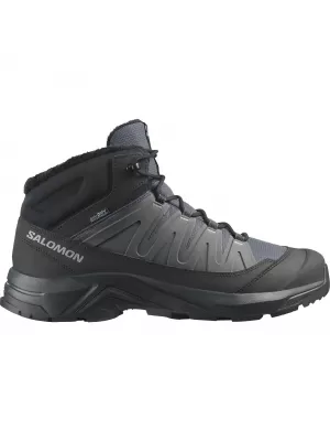 Muške cipele SALOMON X-ADVENTURE COLDRUSH WATERPROOF ASFALT/CRNA/LEGURA