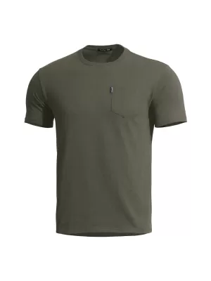 majica PENTAGON AGERON T-SHIRT WITH POCKET K09012 SMEĐE SIVA