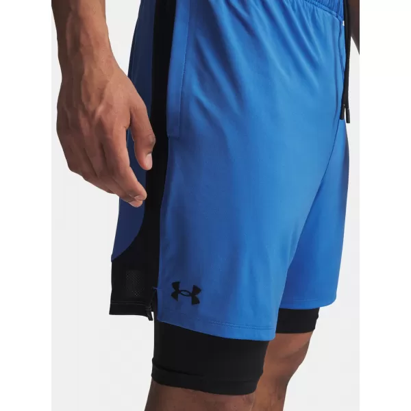  Muške kratke hlače UNDER ARMOUR UA TECH VENT 2IN1 SHORT PLAVA 