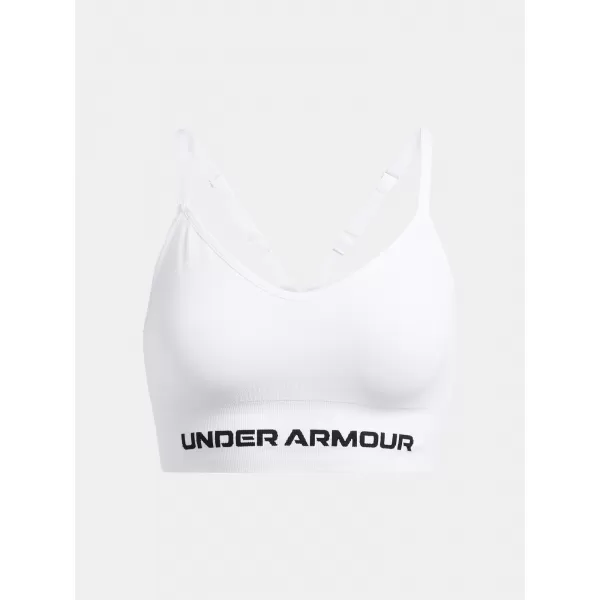  Ženski grudnjak UNDER ARMOUR VANISH SEAMLESS LOW BRA 1384417-100 BIJELA 