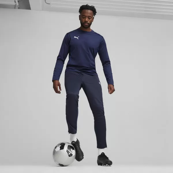  Muške hlače PUMA TEAMGOAL TRAINING PANT 658639_06 PUMA TAMNOPLAVA/BIJELA/PERZIJSKO PLAVA 