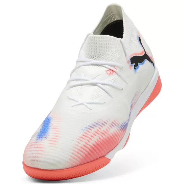  Čizme PUMA FUTURE 8 MATCH IT 10859801 WHITE/ BIJELA/PUMA CRNO/BLISTAVO CRVENO 