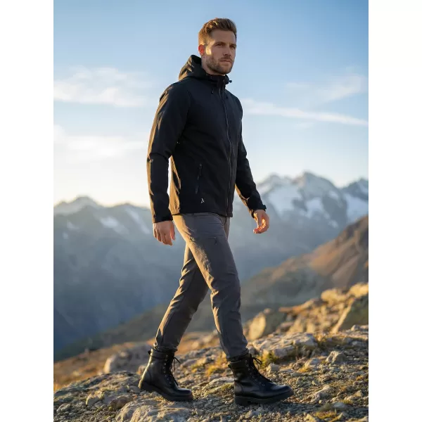  Muška softshell jakna ALTISPORT NEWET CRNA 