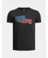 Majica za dječake UNDER ARMOUR UA OVERLAY WM SS 6005069-001 CRNA