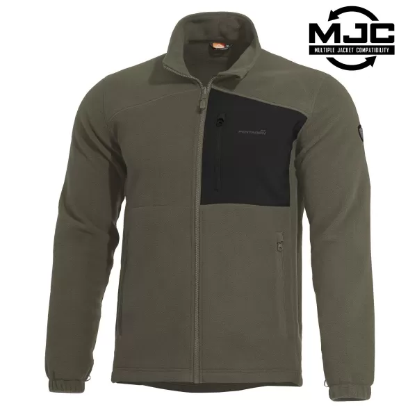  Muški sweatshirt PENTAGON ATHOS 2.0 MEN΄S FLEECE JACKET K08047 SMEĐE SIVA 