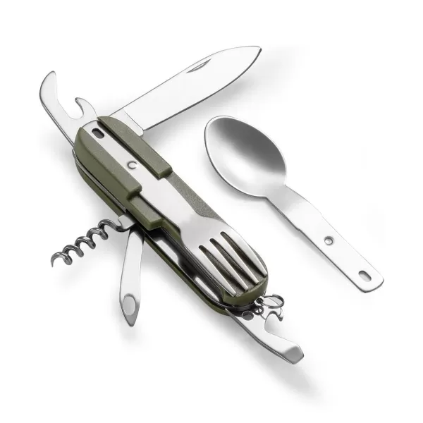  Pribor za jelo PENTAGON OLAF CAMPING UTENSILS D19005 MASLINASTO ZELENA 