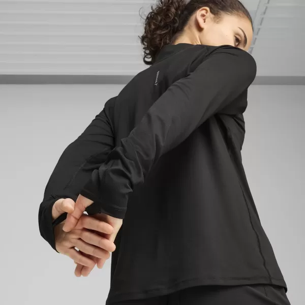  Košulja PUMA W RUN VELOCITY CLOUDSPUN 1/4 ZIP 52665001 PUMA CRNA 