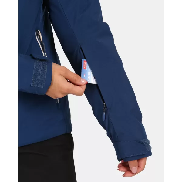  Ženska skijaška jakna KILPI FLIP-W ZL0110KI TAMNOPLAV 