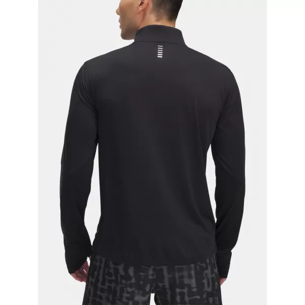  Muška majica kratkih rukava UNDER ARMOUR UA LAUNCH 1/4 ZIP 6005542-001 CRNA 