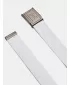 Muški remen UNDER ARMOUR M STRETCH WEBBING BELT 1383935-100 BIJELA