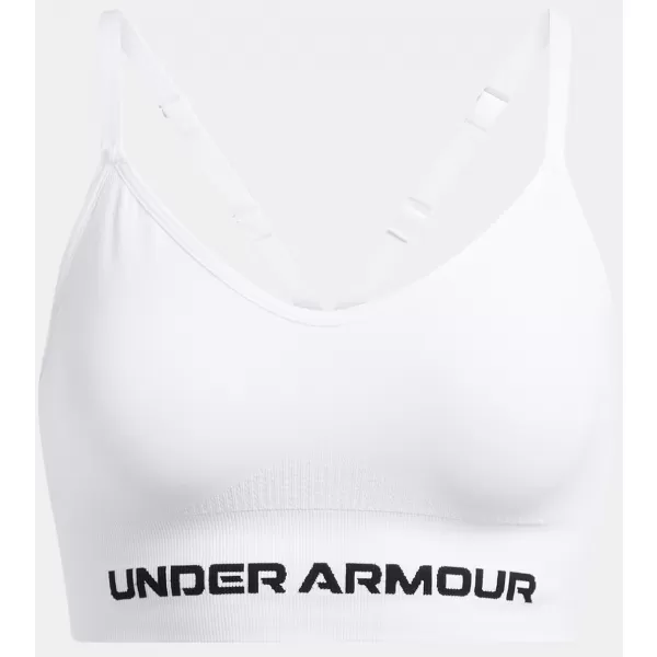  Ženski grudnjak UNDER ARMOUR VANISH SEAMLESS LOW BRA 1384417-100 BIJELA 