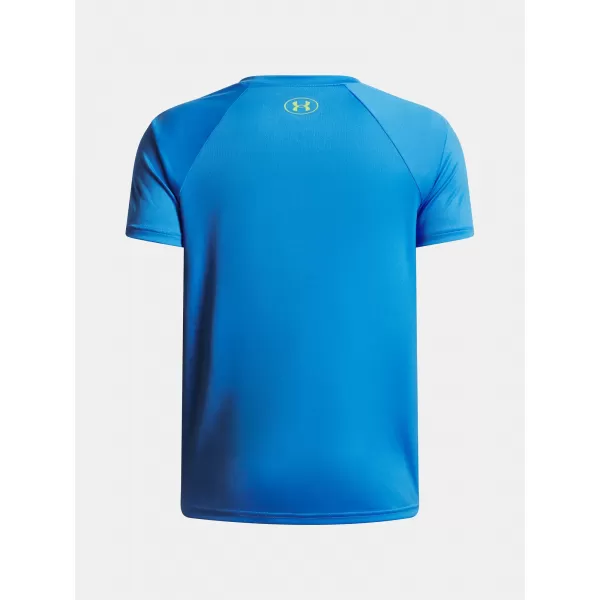  Majica za dječake UNDER ARMOUR UA TECH SPLIT WORDMARK SS 1383010-402 PLAVA 