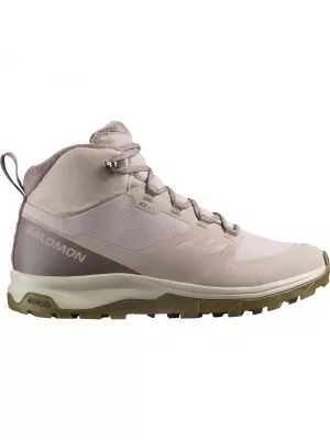 Ženske cipele SALOMON OUTSNAP WATERPROOF W ETHEREA/ŽELJEZO/KOJOT SMEĐA