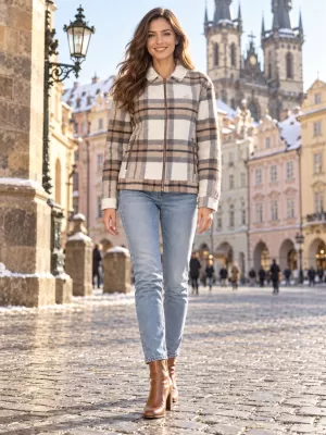 Ženski sweatshirt ALTISPORT GEALDINE BEŽ