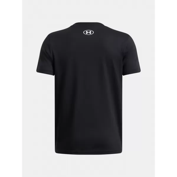  Majica za dječake UNDER ARMOUR UA B LOGO WORDMARK SS 1389963-001 CRNA 