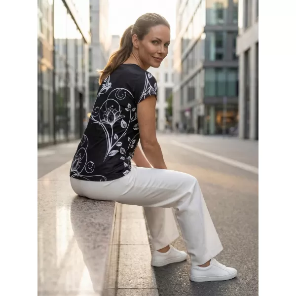  Vrhunska ženska košulja za slobodno vrijeme ALTISPORT VOJ/ALW106TR06 CRNA 