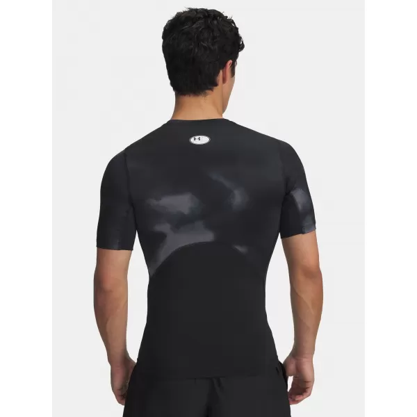  Muška majica kratkih rukava UNDER ARMOUR UA HG ARMOUR PRINTED SS 1383321-003 CRNA 
