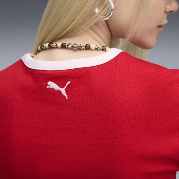  Ženska majica kratkih rukava PUMA FUTURE ZA SVA VREMENA CRVENA 