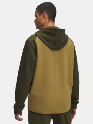 Muški sweatshirt UNDER ARMOUR UA UNSTOPPABLE FLC FZ HD EU ZELENA