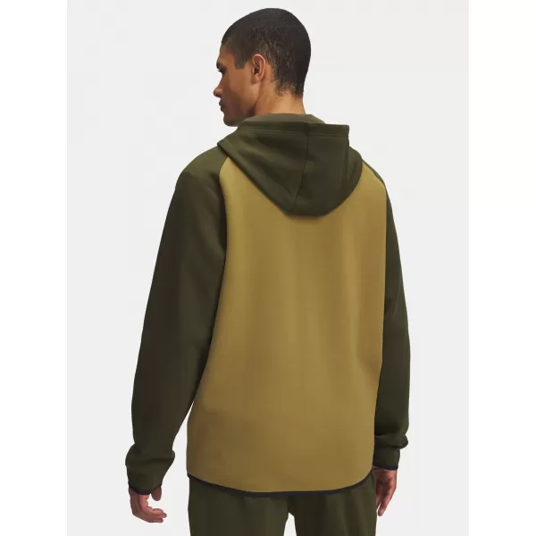  Muški sweatshirt UNDER ARMOUR UA UNSTOPPABLE FLC FZ HD EU ZELENA 