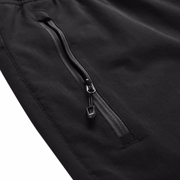  Muške softshell hlače ALPINE PRO HURF 2 CRNI 