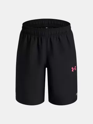 Kratke hlače za dječake UNDER ARMOUR UA TECH UTILITY WOVEN SHORTS 6005143-001 CRNA