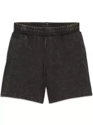 Ženske kratke hlače PUMA ESS ELEVATED WASH HIGH-WAIST SHORTS 5" TR 68810501 PUMA CRNA